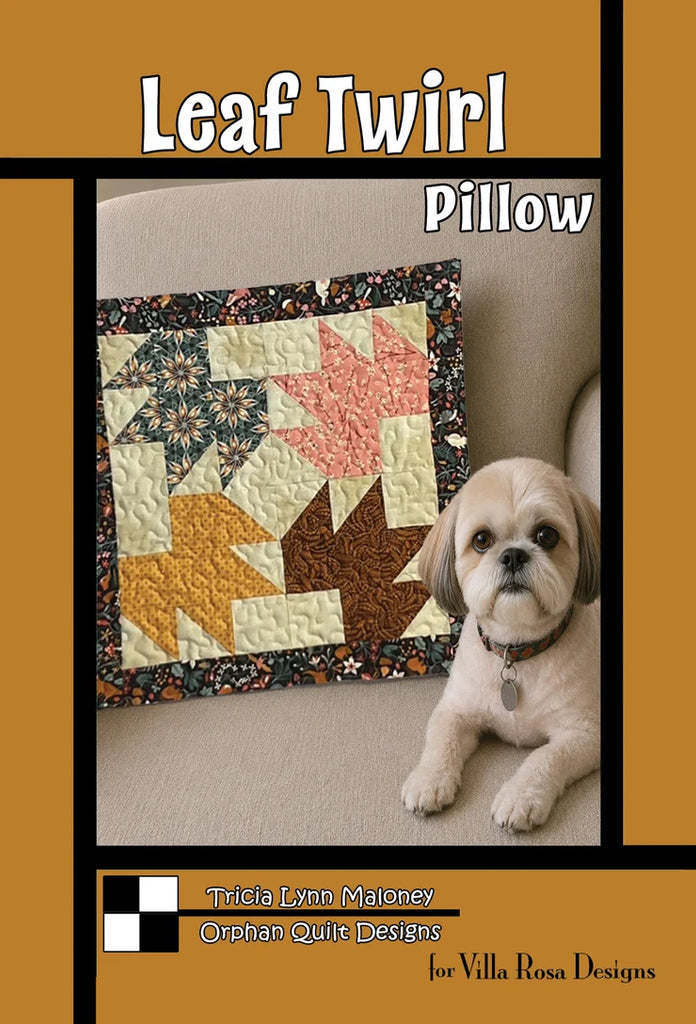 Leaf Twirl Pillow - Villa Rosa Designs