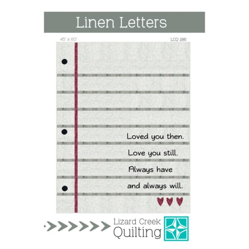 Linen Letters – Texas Quiltworks