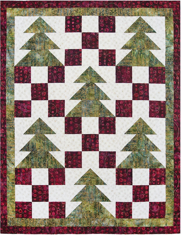 Make It Christmas with 3-Yard Quilts by Fabric Cafe