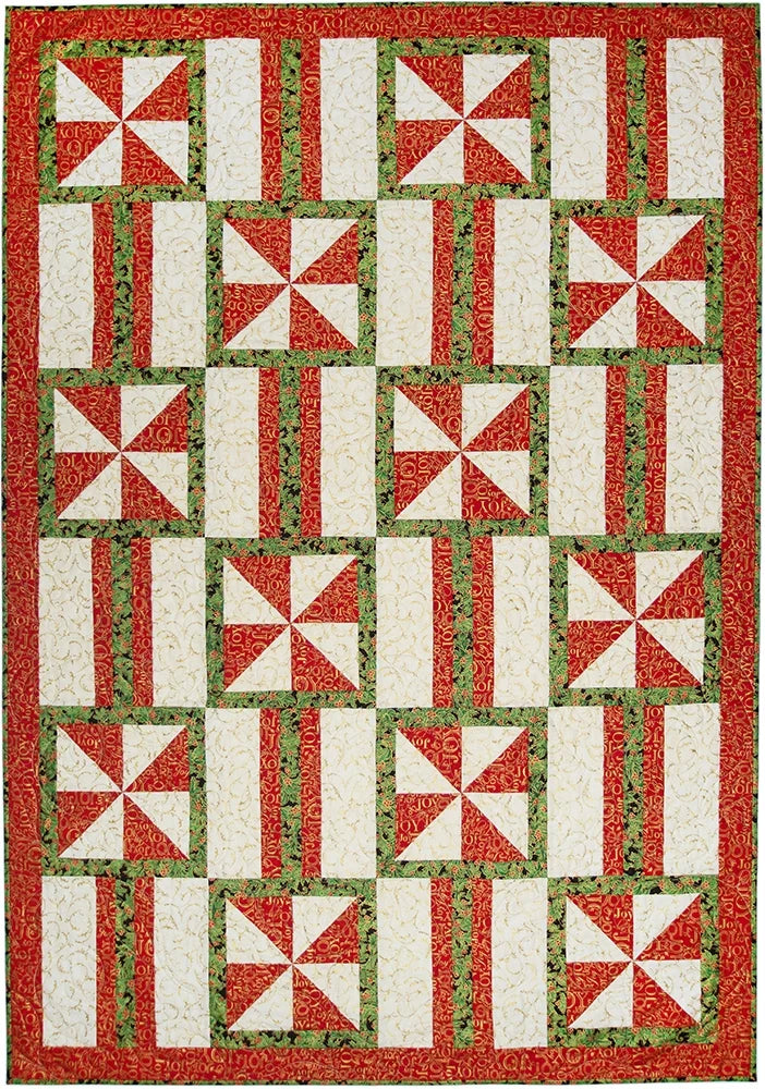 Make It Christmas with 3-Yard Quilts by Fabric Cafe