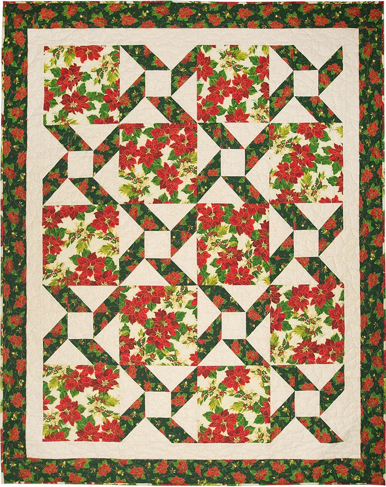 Make It Christmas with 3-Yard Quilts by Fabric Cafe