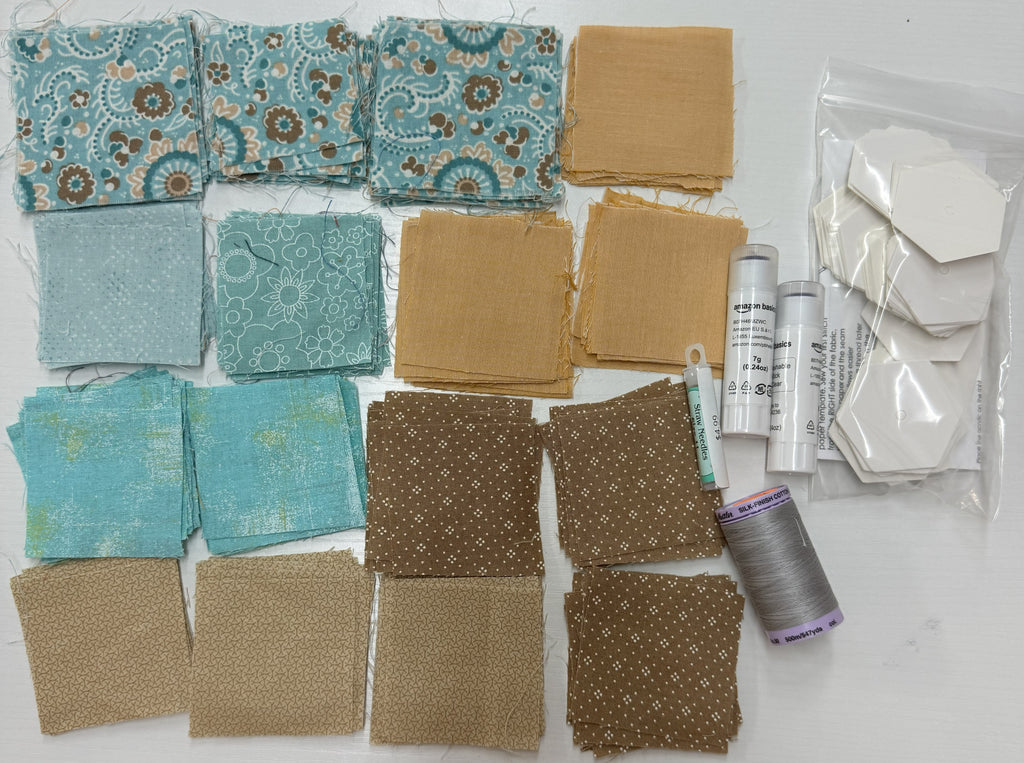 English Paper Piecing (Marina Del Ray) Starter Kit