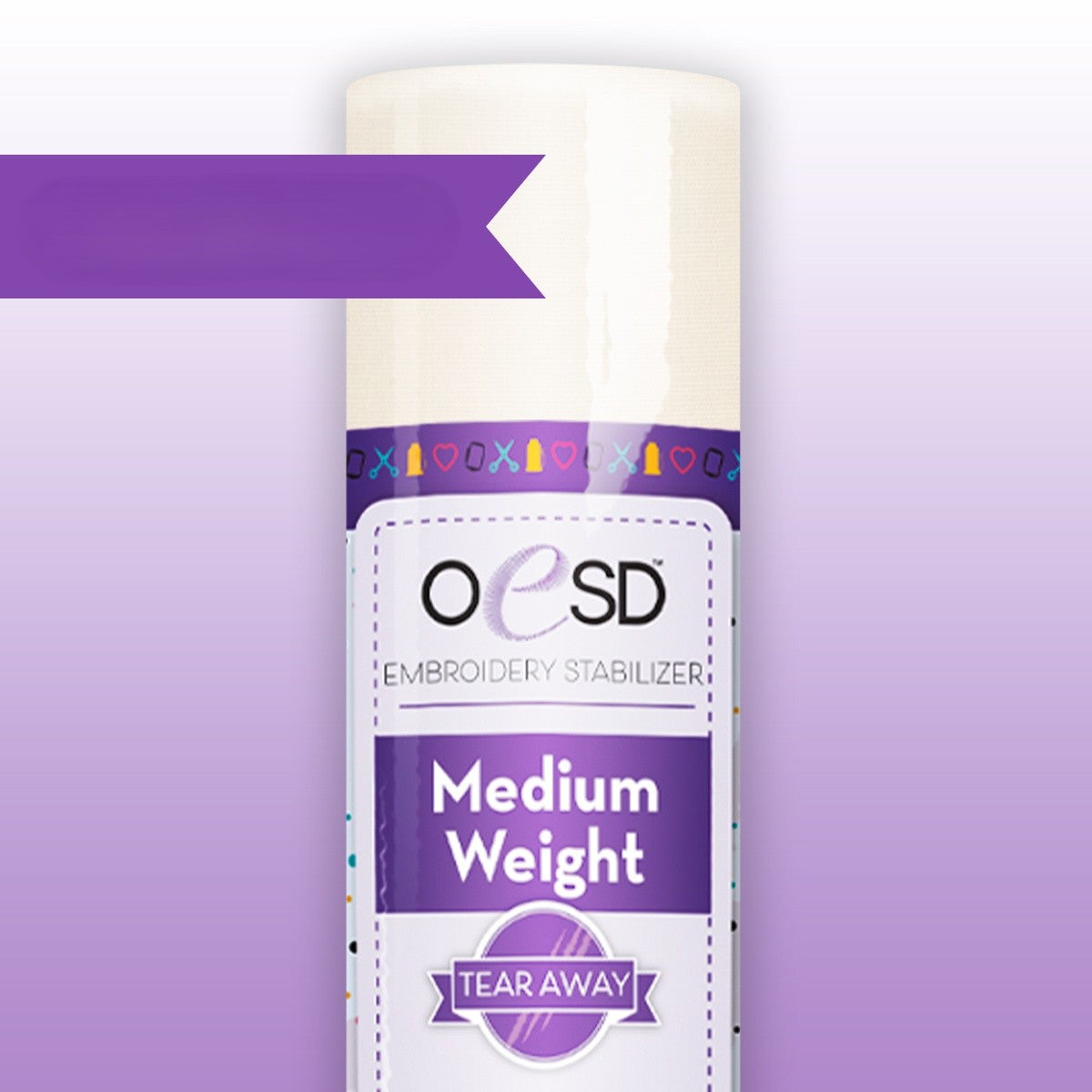 Medium Weight TearAway White Stabilizer