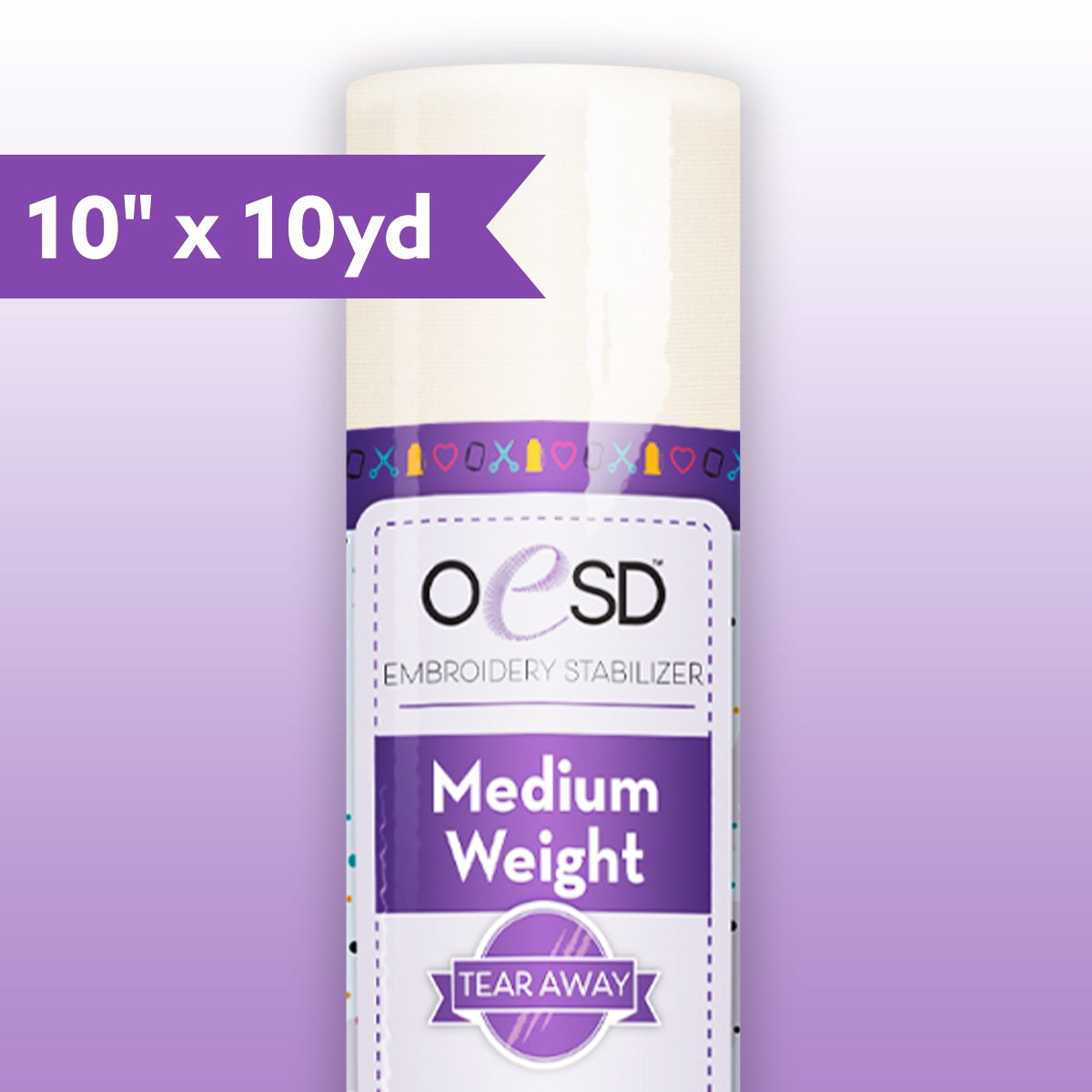 Medium Weight TearAway White Stabilizer