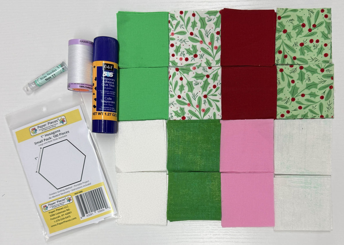 English Paper Piecing (Merry Mint) Starter Kit