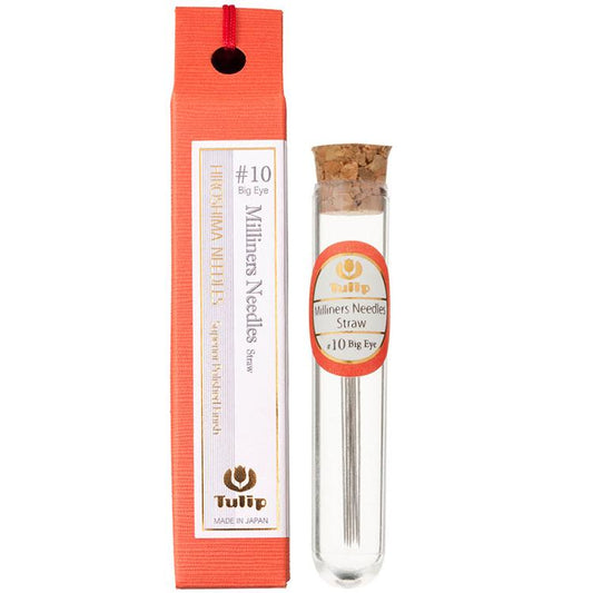 Milliners Needles Straw #10 Big Eye - Tulip Needles