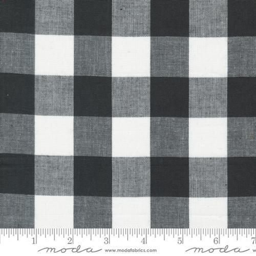 Moda Panache Wovens - White Black Plaid