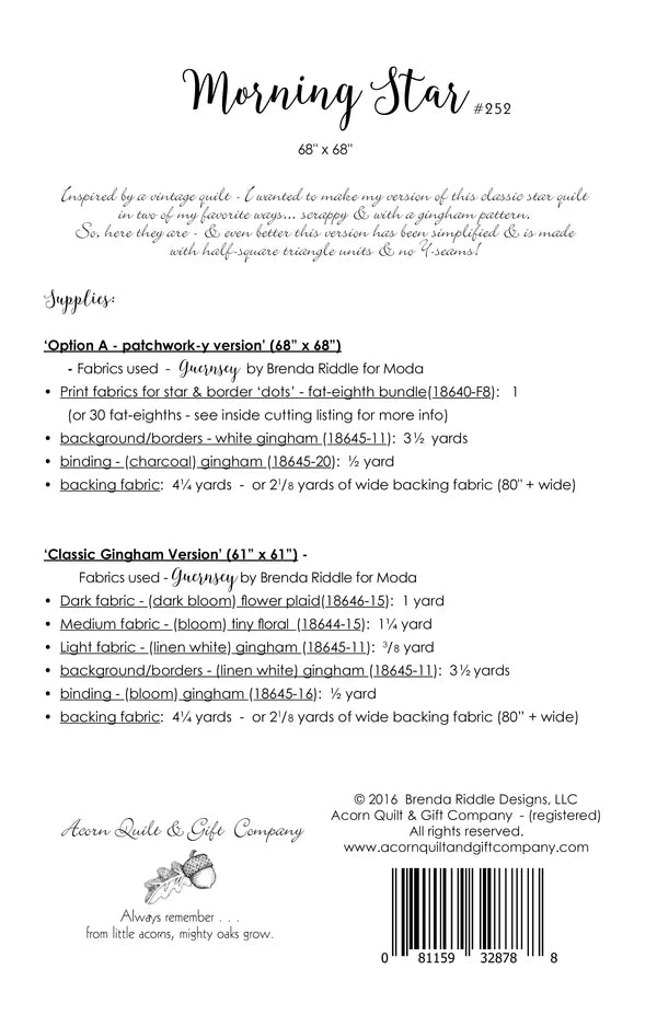 Morning Star Pattern