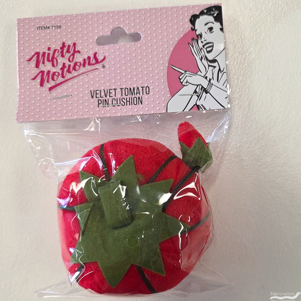 Nifty Notions - Velvet Tomato Pin Cushion