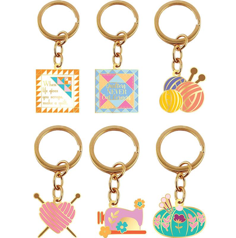 Sew Tasty Quilting Keychains
