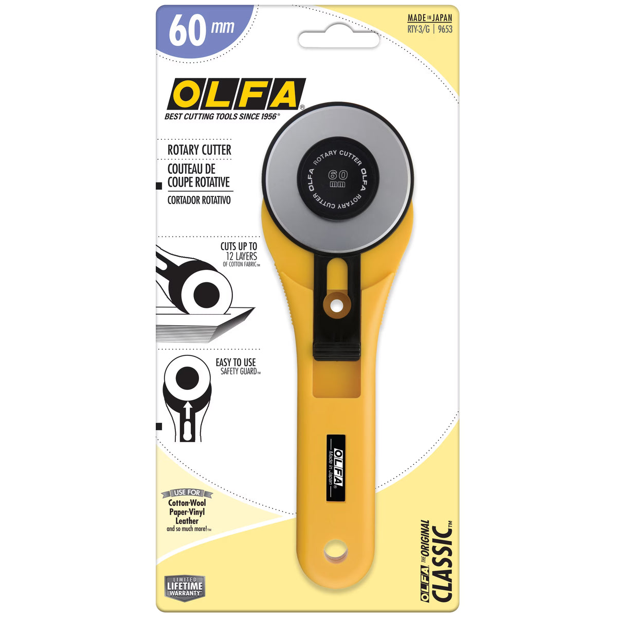 OLFA 60mm Quick-Change Rotary Cutter