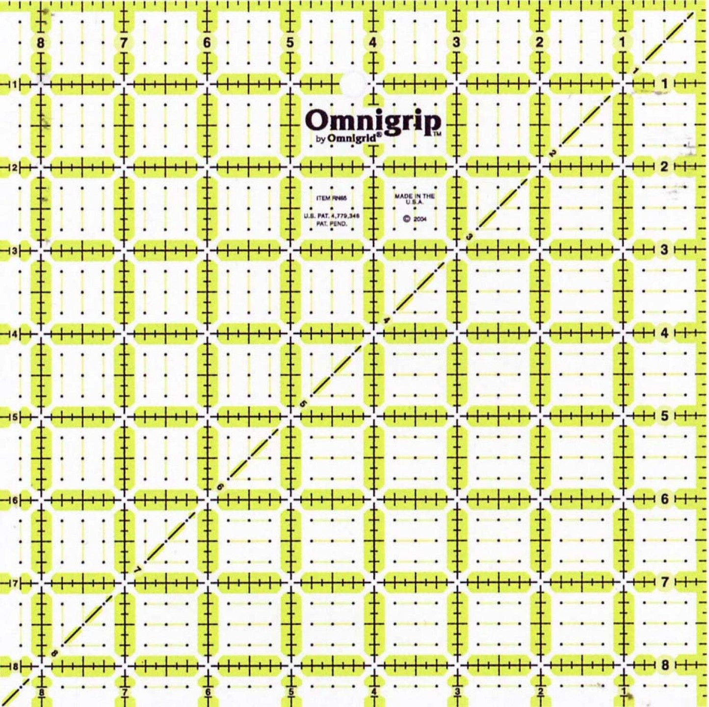 Omnigrip - 8 1/2" Square Non-Slip Ruler