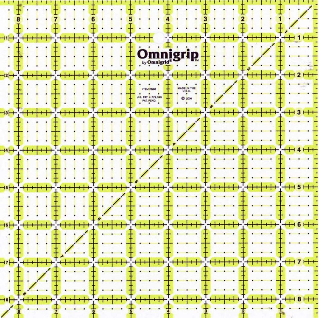 Omnigrip - 8 1/2" Square Non-Slip Ruler