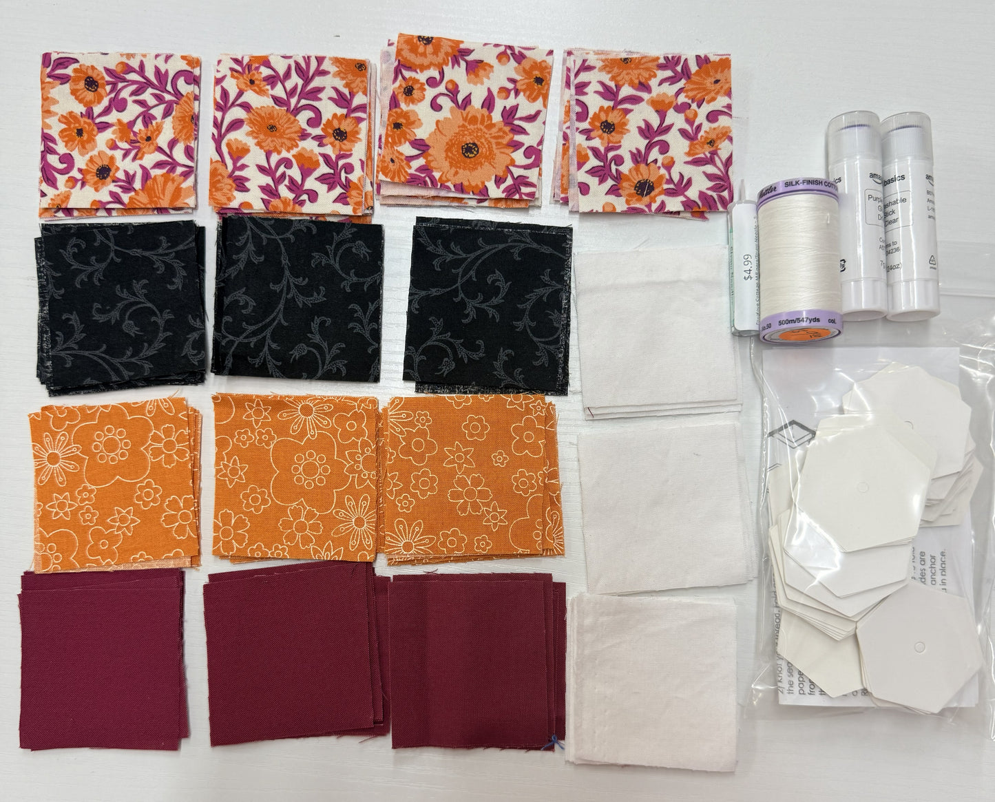 English Paper Piecing (One Night at a Time) Starter Kit