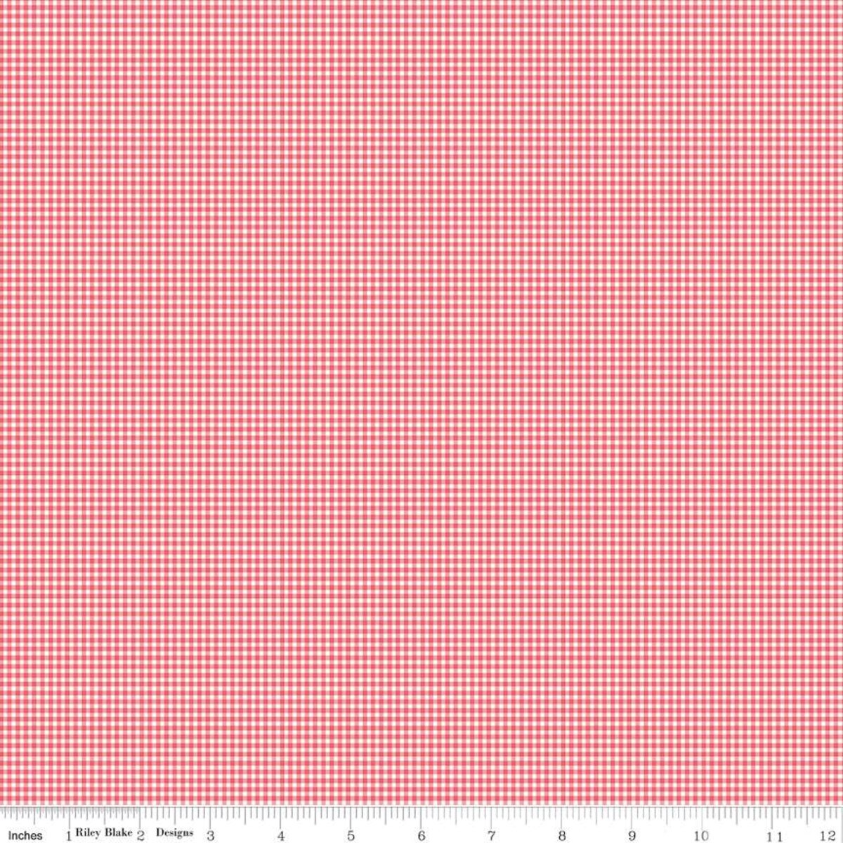 Prim Gingham Tea Rose