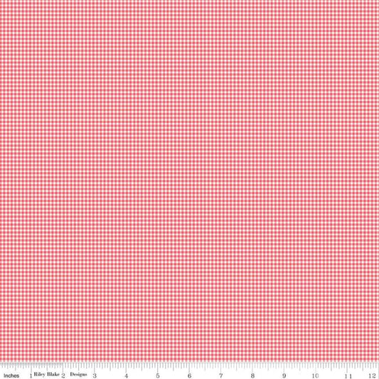 Prim Gingham Tea Rose