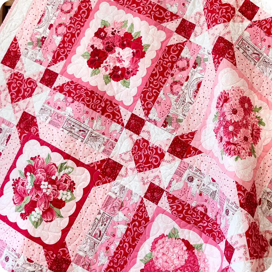 Je T'aime Pure Romance Boxed Quilt Kit