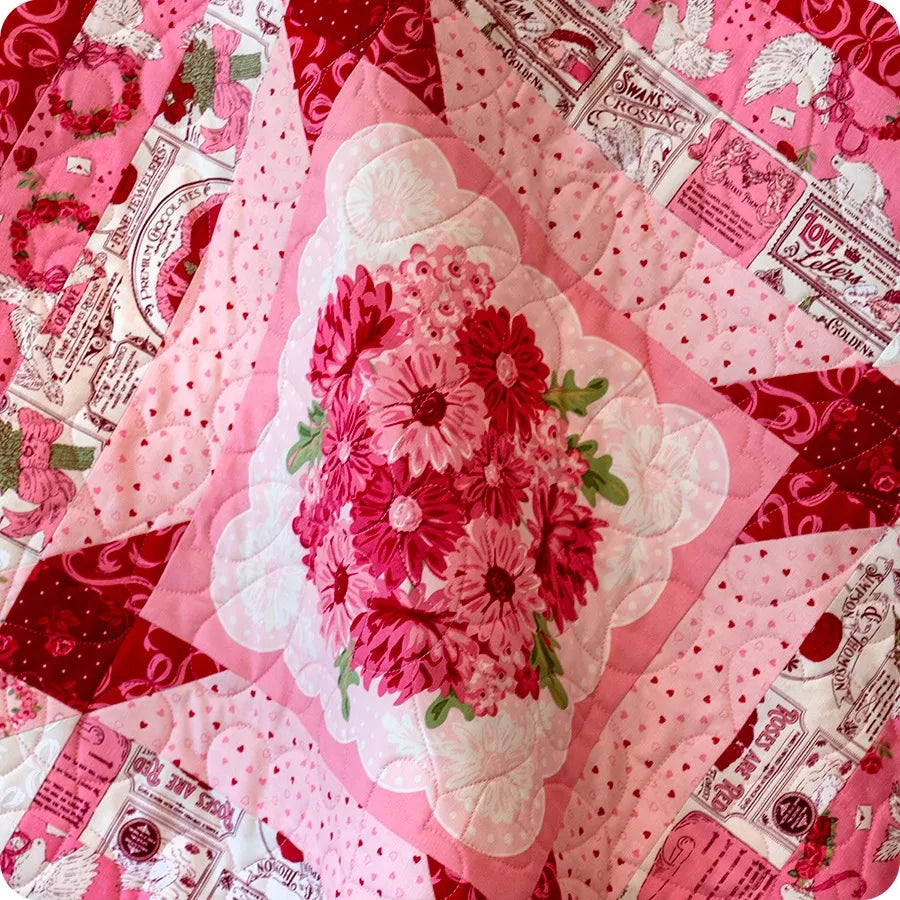 Je T'aime Pure Romance Boxed Quilt Kit