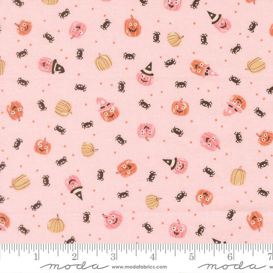 Purrs & Boos - Purrfect Pink Friendly Pumpkin & Spiders