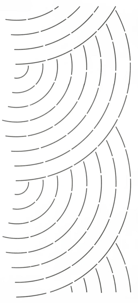 Quilt Stencil Bishop's Fan