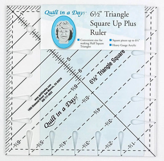 Quilt in a Day - 6 1/2" Triangle Square Up Ruler