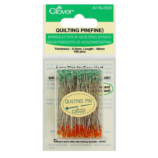Clover Quilting Pins (Fine) 100 Count