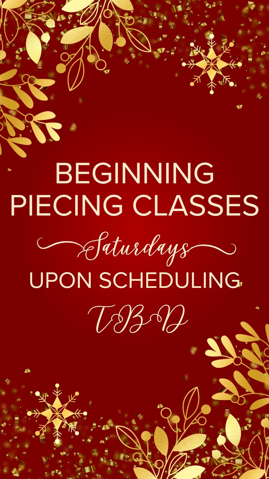 CCE-Beginning Piecing