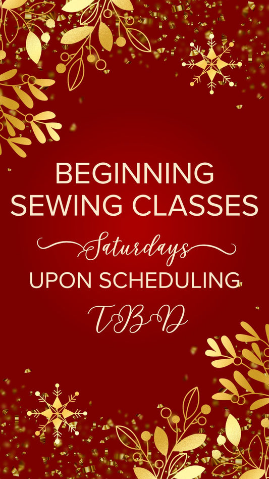 CCE-Beginning Sewing