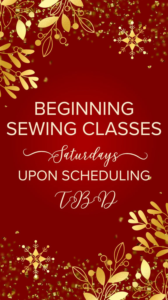 CCE-Beginning Sewing