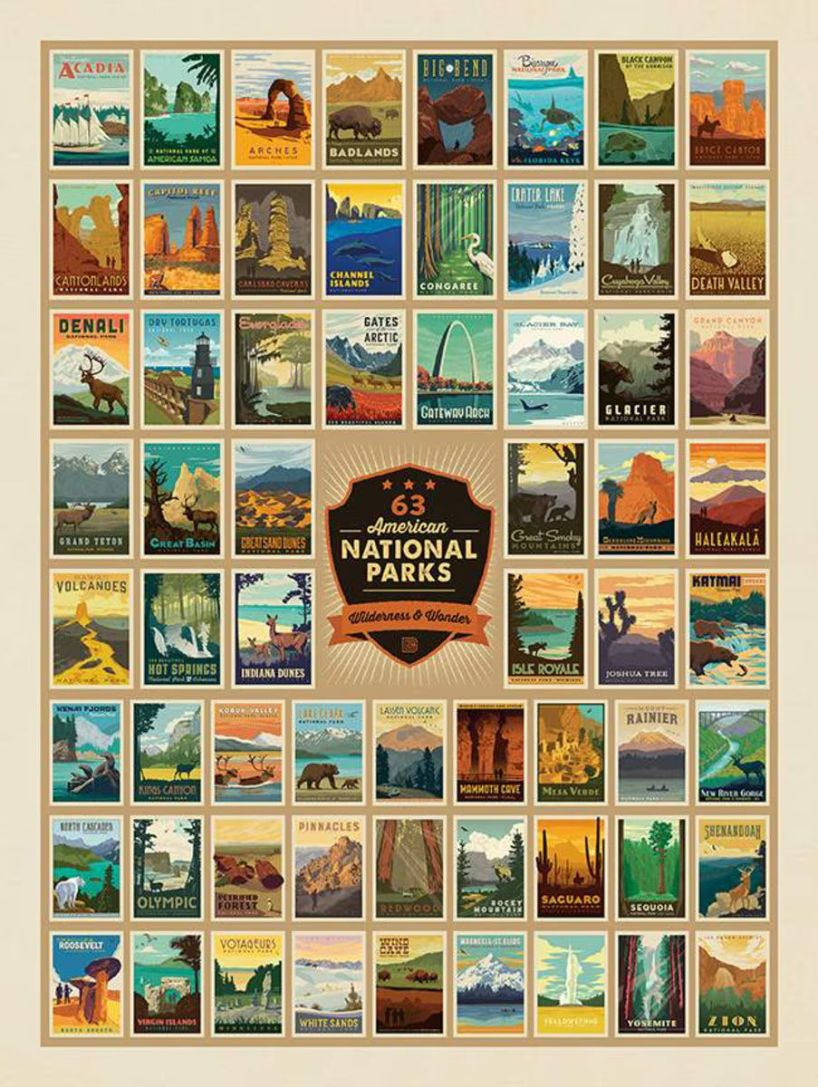 Riley Blake - National Parks Wilderness Wonders - Panel
