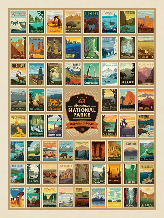 Riley Blake - National Parks Wilderness Wonders - Panel