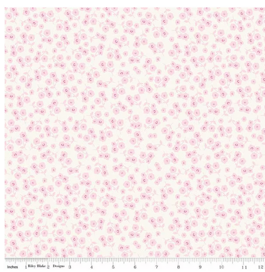 Riley Blake-Picnic Florals - Carnation