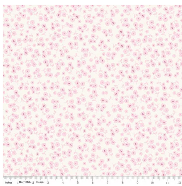 Riley Blake-Picnic Florals - Carnation