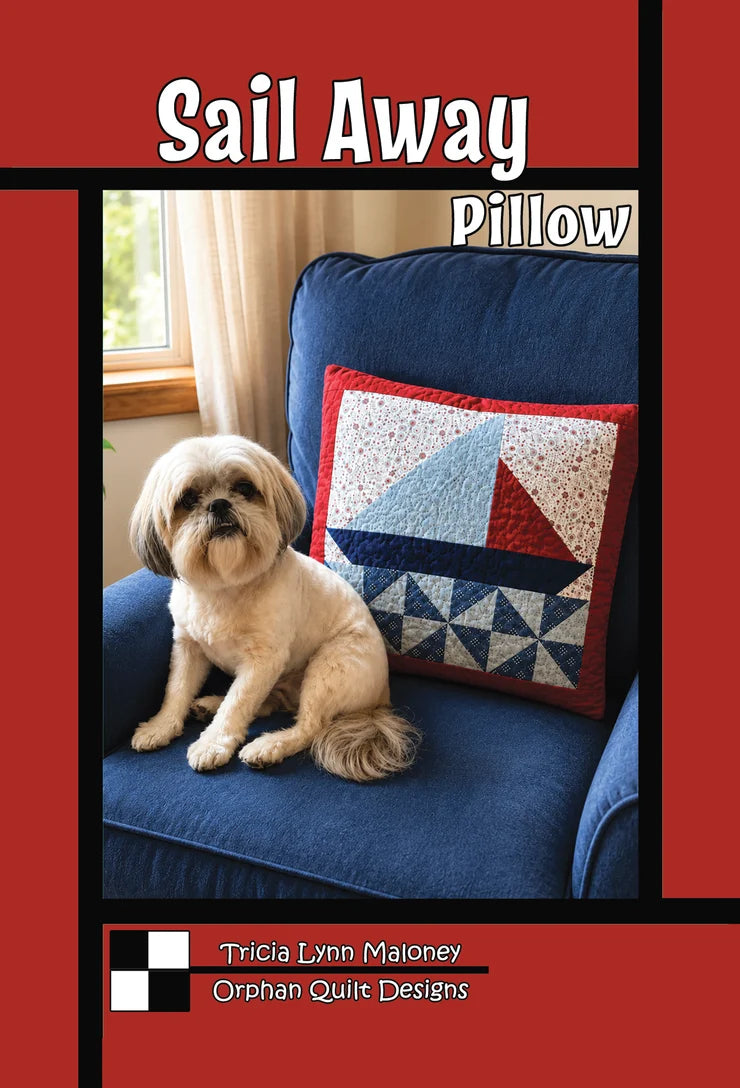 Sail Away Pillow - Villa Rosa Designs