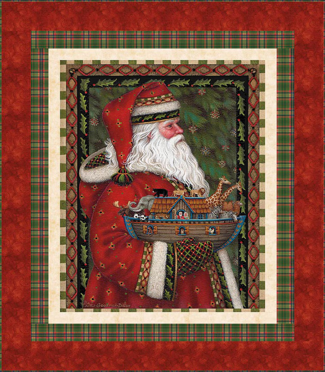 Santa & Ark Panel Quilt Kit