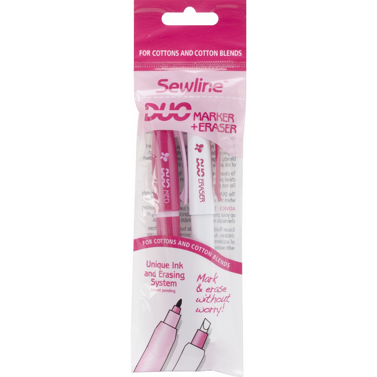 Sewline Duo Marker & Eraser Pens