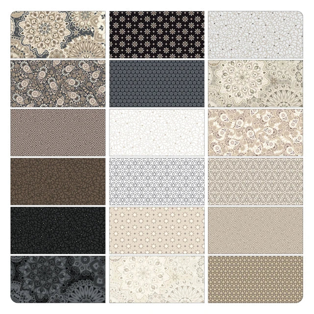 Shadow & Stone Fat Quarter Bundle (18pc)