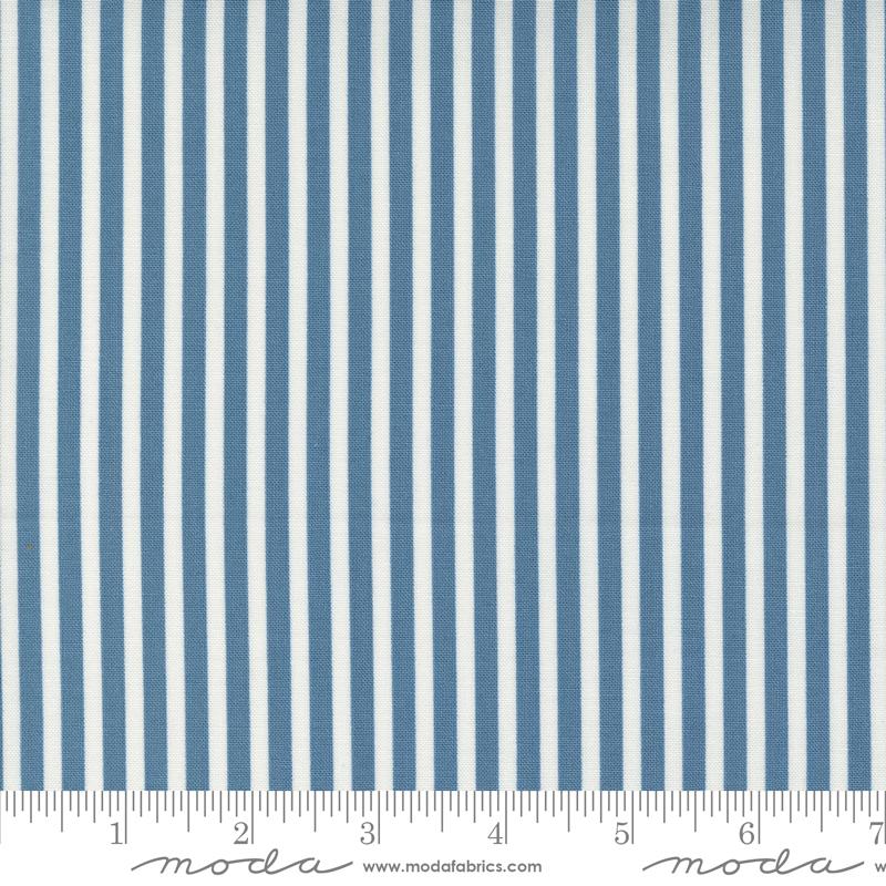 Shoreline Medium Blue Stripes
