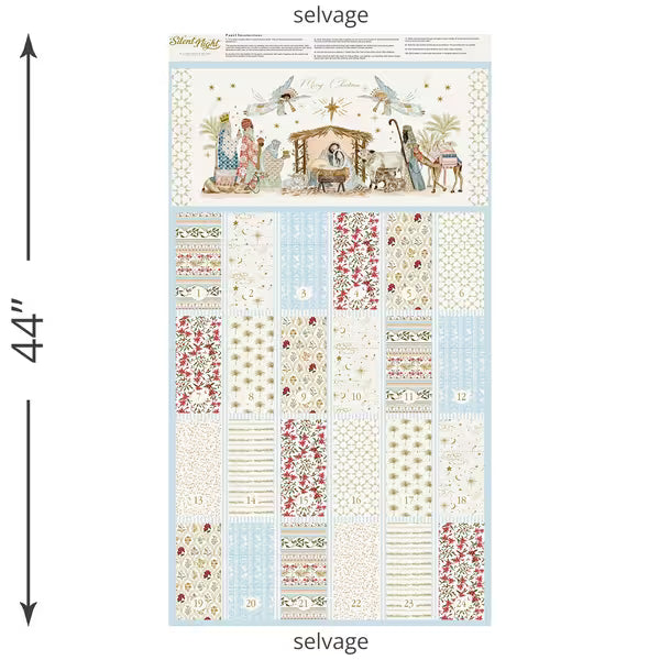 Silent Night Lamb Panel