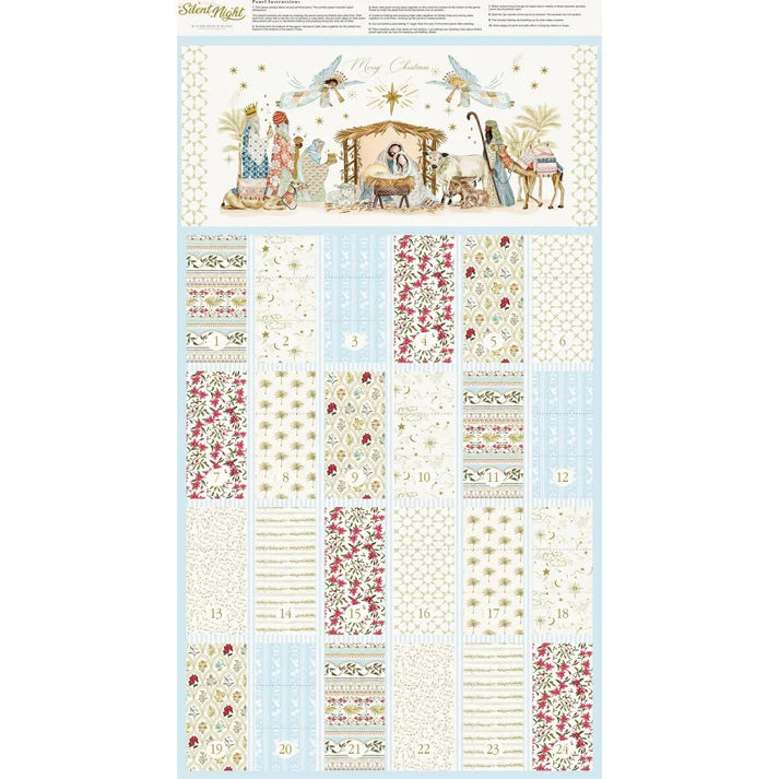 Silent Night Lamb Panel