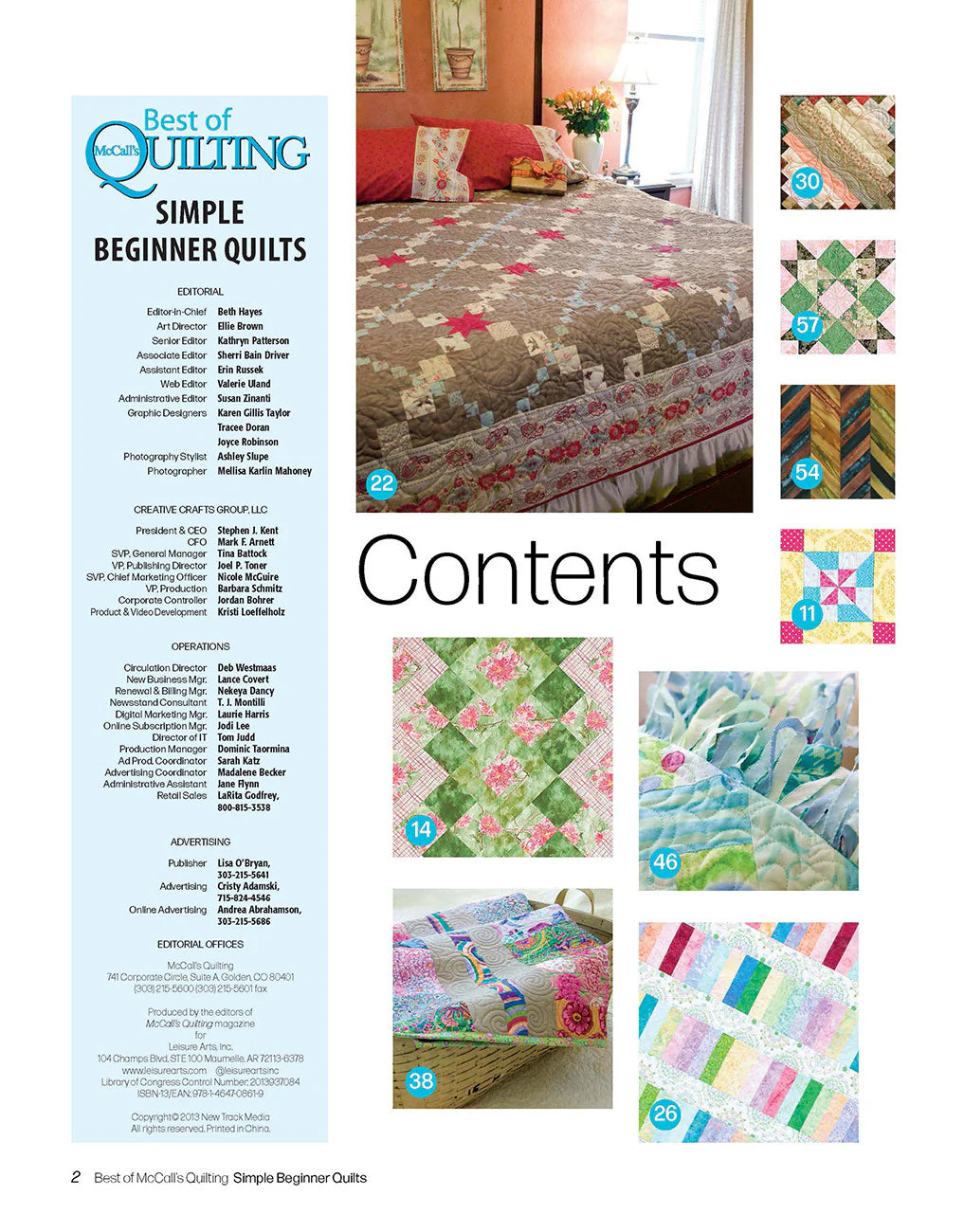 Simple Beginner Quilts (Best Of McCall's Quilting)
