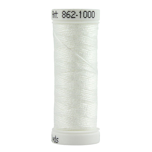 Sulky Filaine Petites 12 Wt. Acrylic Thread - Pure White - 50 yd. Snap Spool