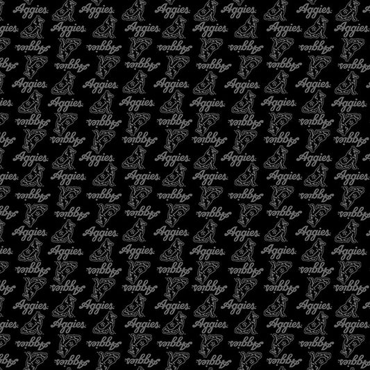 Texas A&M Black on Black Mini Packed Aggies