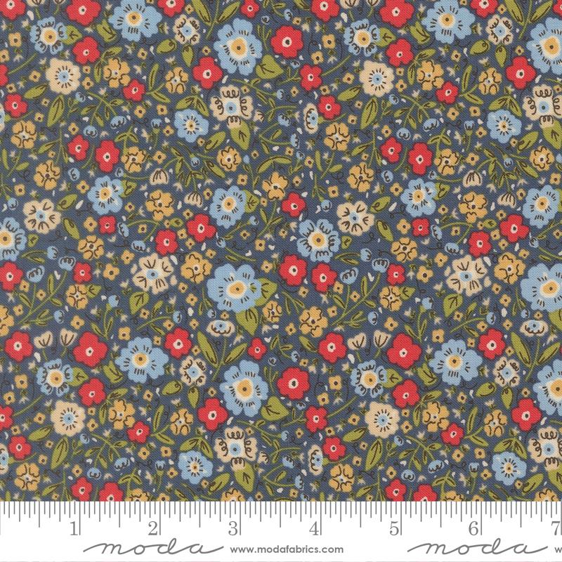 The Henhouse - Denim Calico Garden