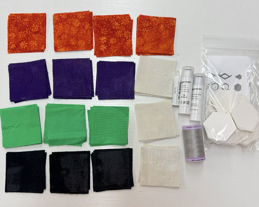English Paper Piecing (The Monster Mash) Starter Kit