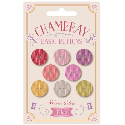 Tilda Chambray Buttons