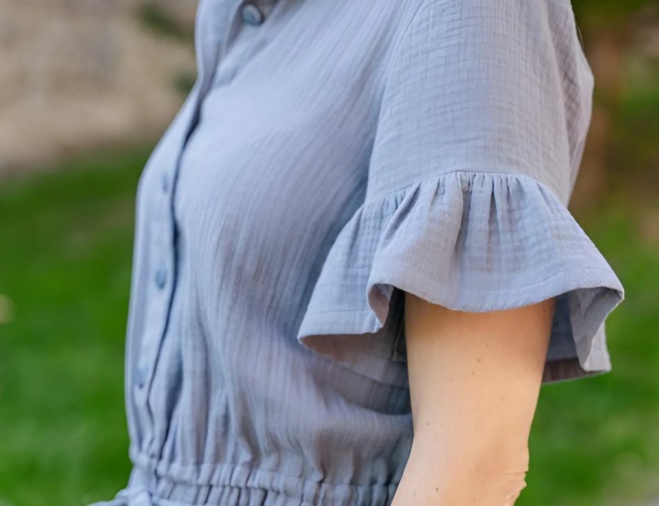Tomigaya Shirt Dress Pattern by Liesel and Co