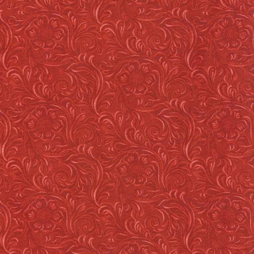 Tooled Leather - Red