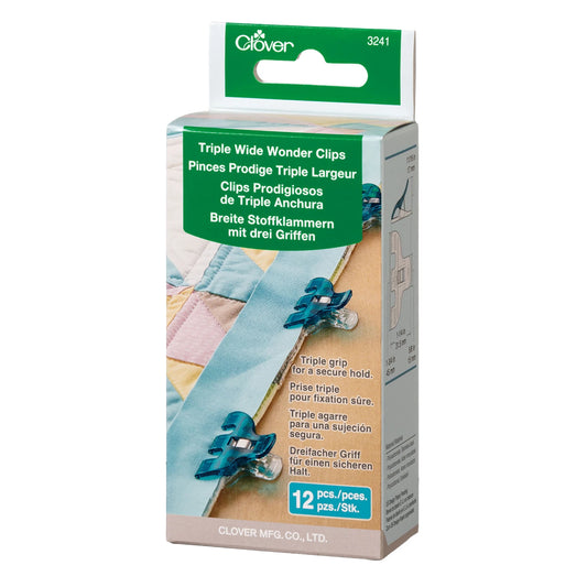 Triple Wide Wonder Clips (12 pcs)