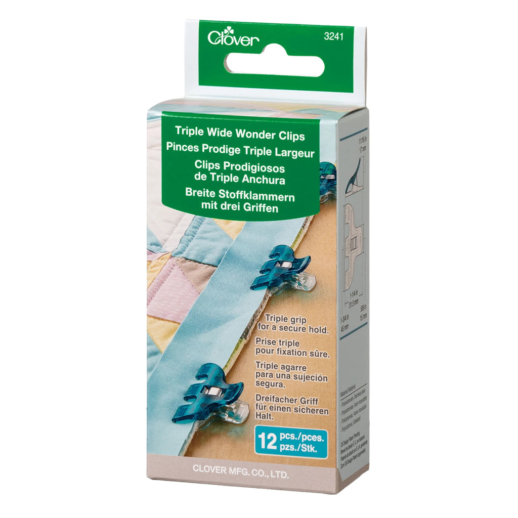 Triple Wide Wonder Clips (12 pcs)